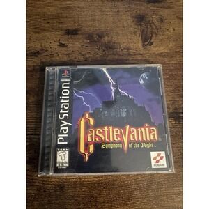 Castlevania: Symphony of the Night (PlayStation 1, 1997) Black Label - Complete